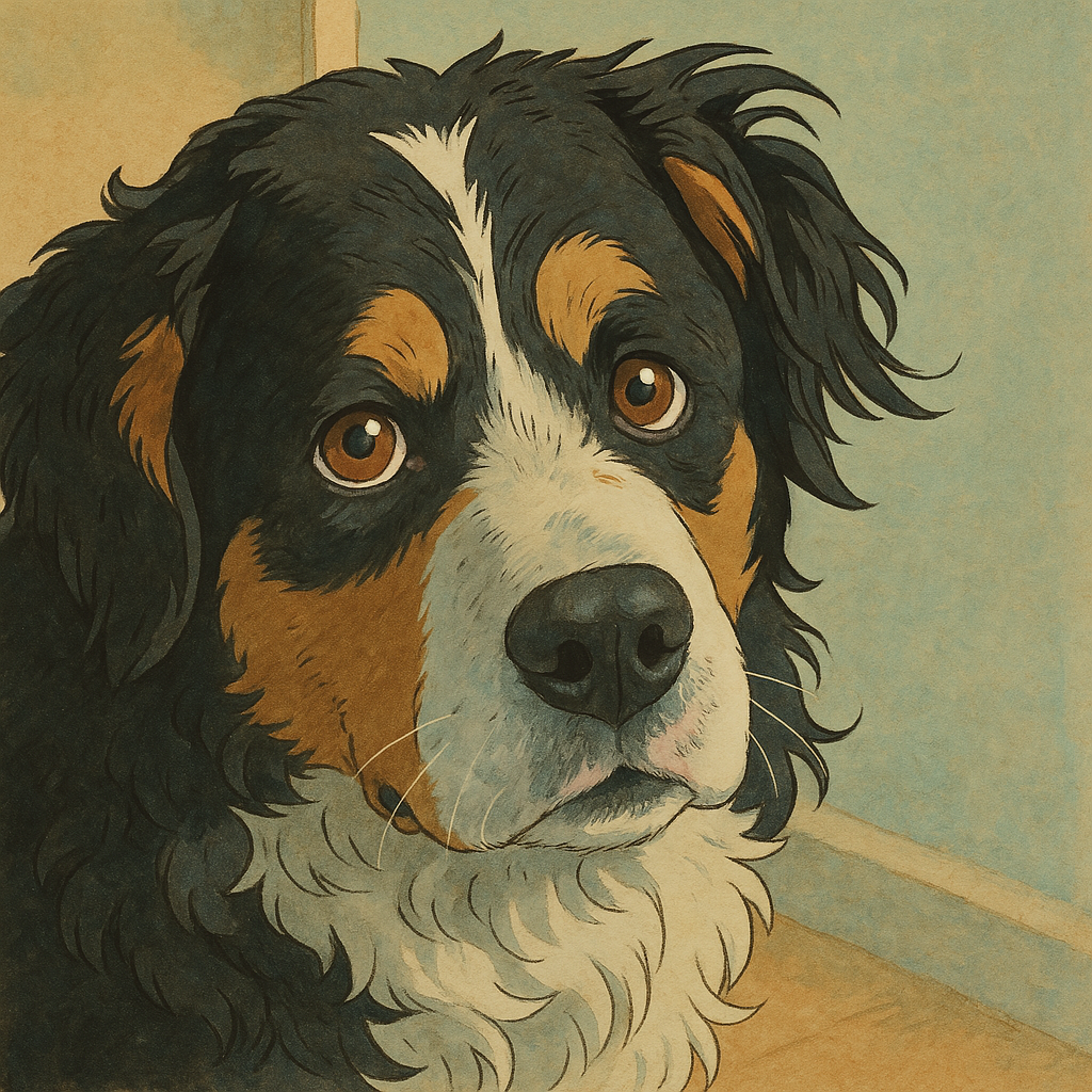 Merlin the Bernedoodle